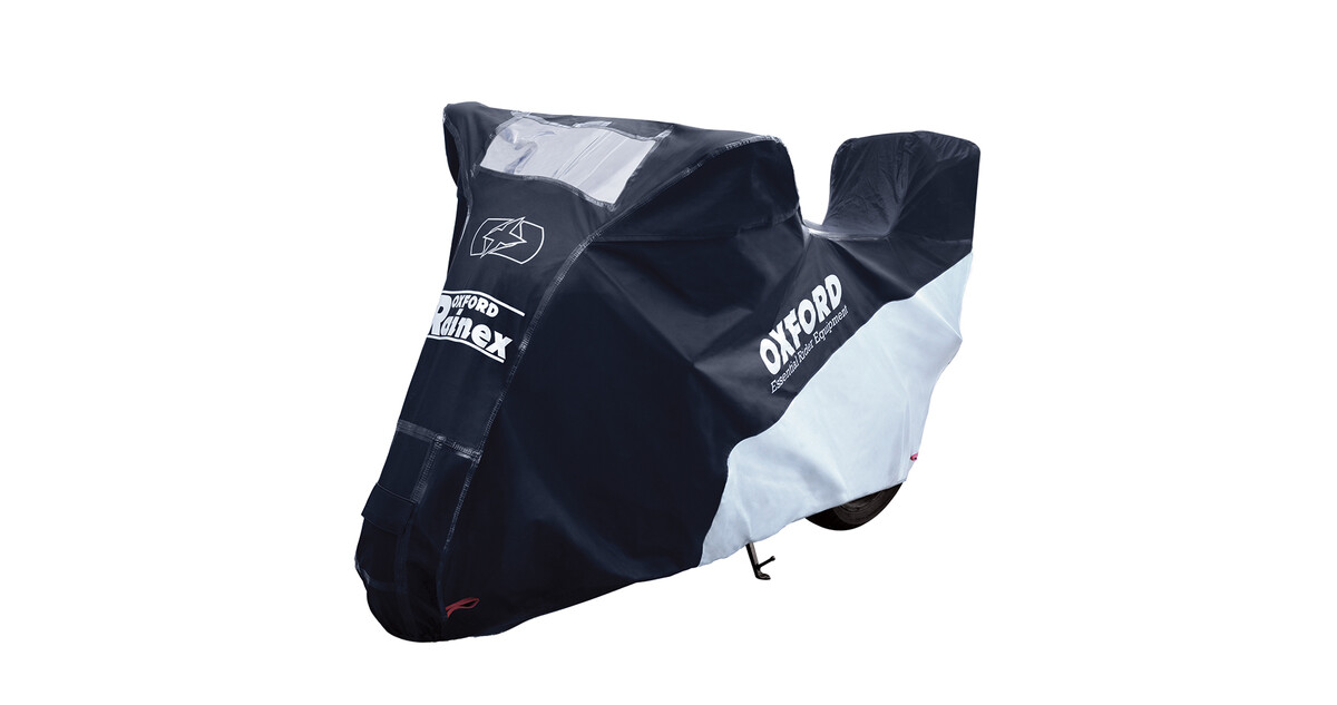 Motorcycle Cover with Suitcase Space Oxford Rainex L inSPORTline