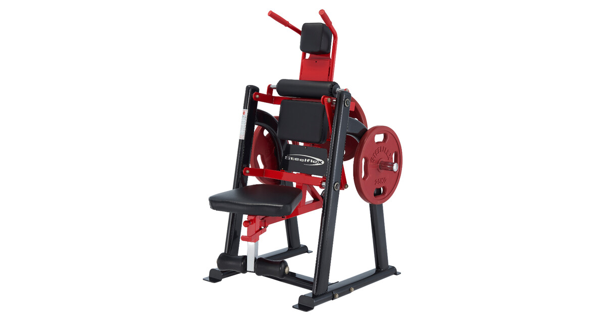 Abdominal Crunch Machine Steelflex Plateload Line PLAC inSPORTline