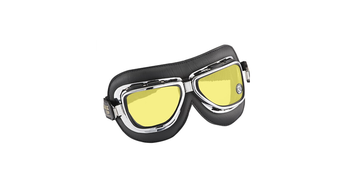 Vintage Motorcycle Goggles Climax 510 – Yellow Lens inSPORTline