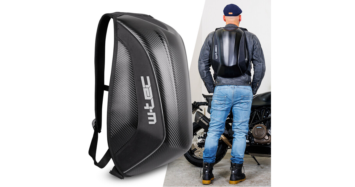 Hard Shell Motorcycle Backpack W-TEC Shellter