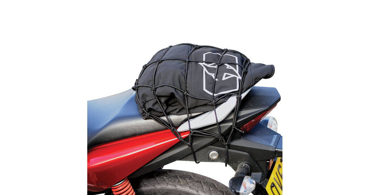 Elastic Motorcycle Cargo Net Oxford 30x30cm black - inSPORTline Elastic Motorcycle Cargo Net Oxford 30x30cm black - inSPORTline