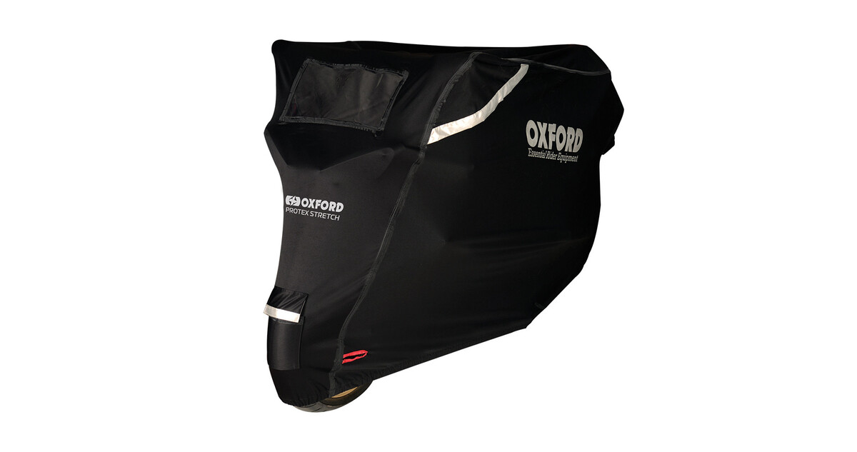 Outdoor Motorcycle Cover Oxford Protex Stretch w Climate Membrane S Black inSPORTline