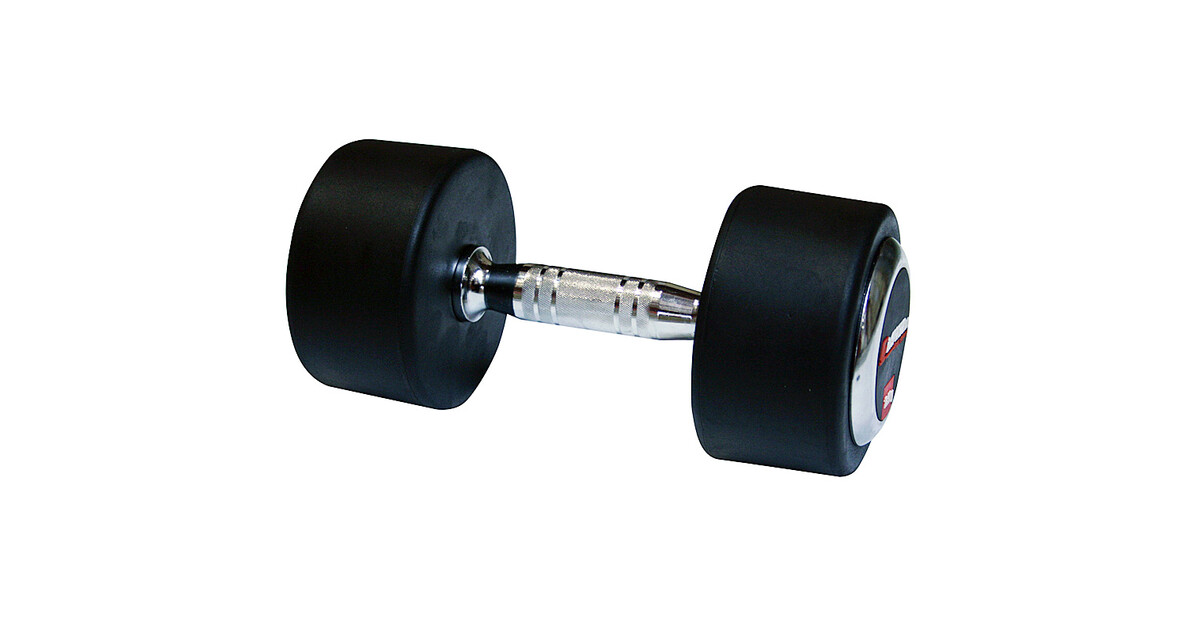 Rubber Dumbbell inSPORTline Pro 50 kg inSPORTline