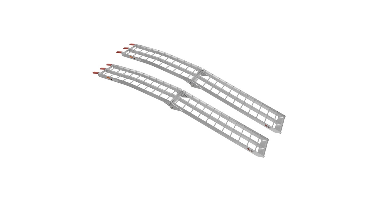 Wide Folding Aluminum Motorcycle Loading Ramp Q-TECH 1 Pair - inSPORTline