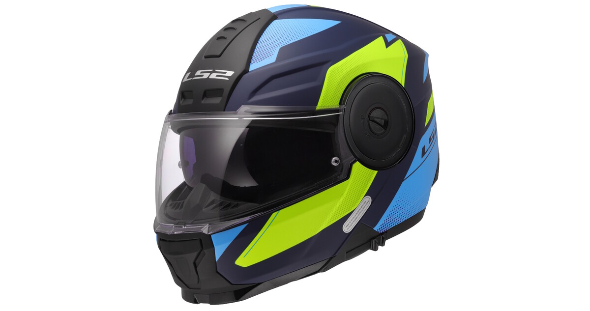 Visière LS2 FF902 Scope Iridium Blue - Pièce De Rechange Originale Pour Casque Moto