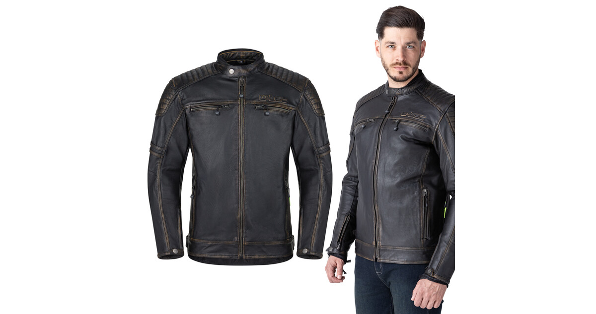 Leather Motorcycle Jacket W-TEC Mungelli EVO | inSPORTline