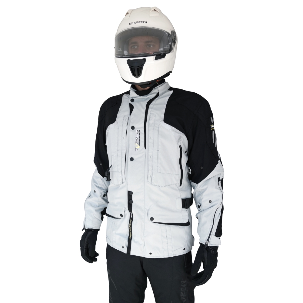 Airbag Jacket Helite Touring New Textile Gray inSPORTline