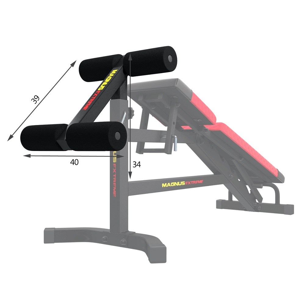 Leg Curl Attachment for Workout Bench MAGNUS EXTREME MX5311 inSPORTline