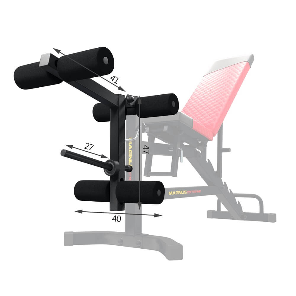 Leg Extension Attachment For Workout Bench Magnus Extreme Mx5310