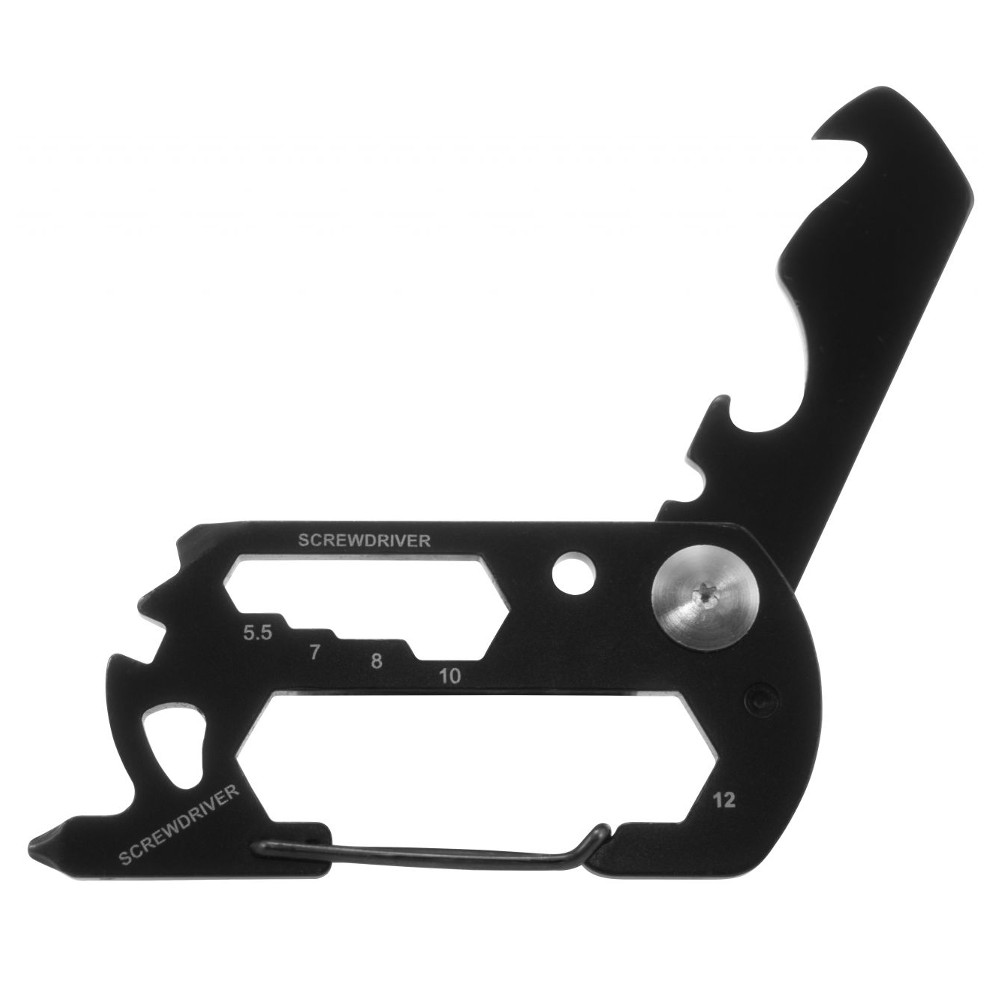 13 Function Card Tool With Carabiner Munkees Insportline