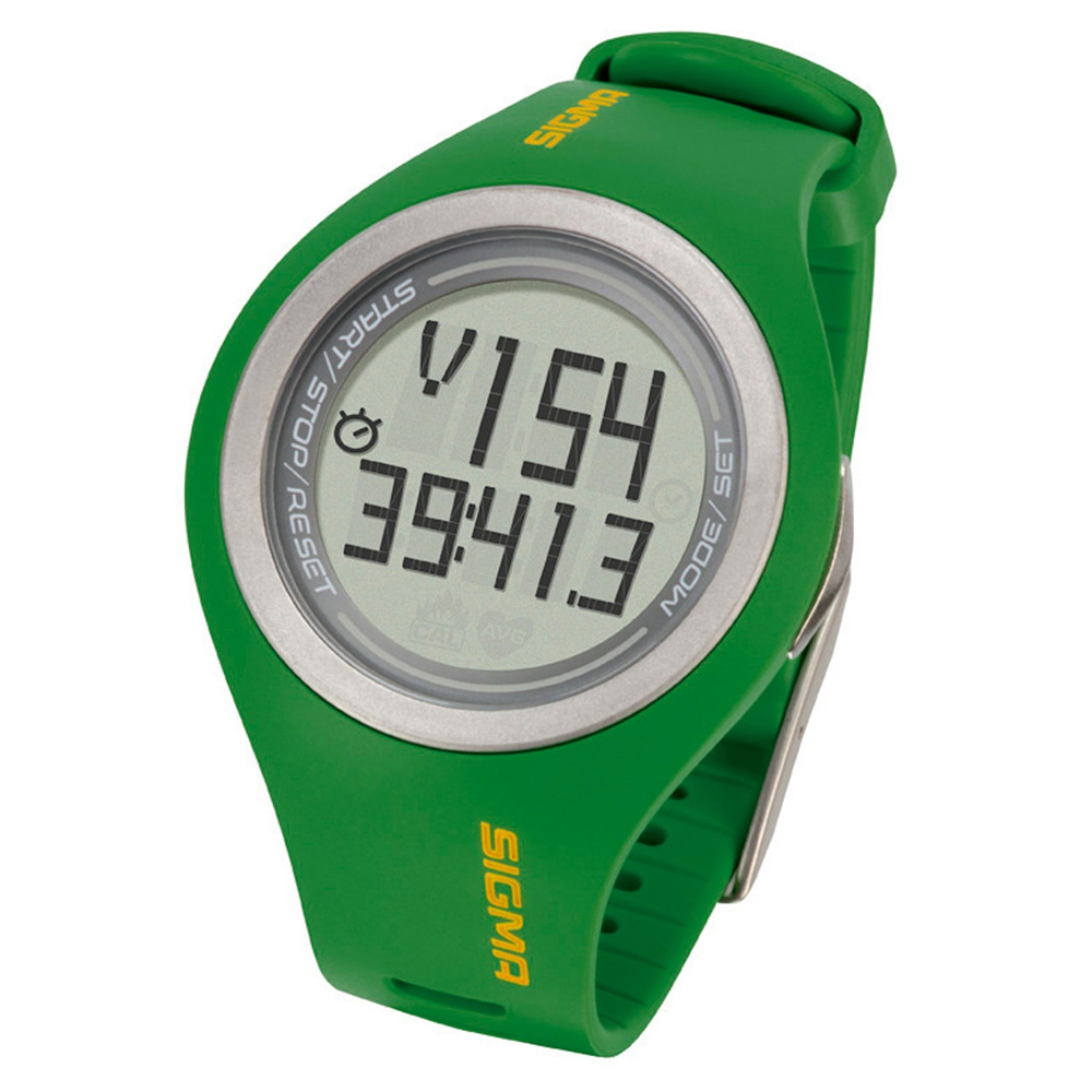 green sports watch