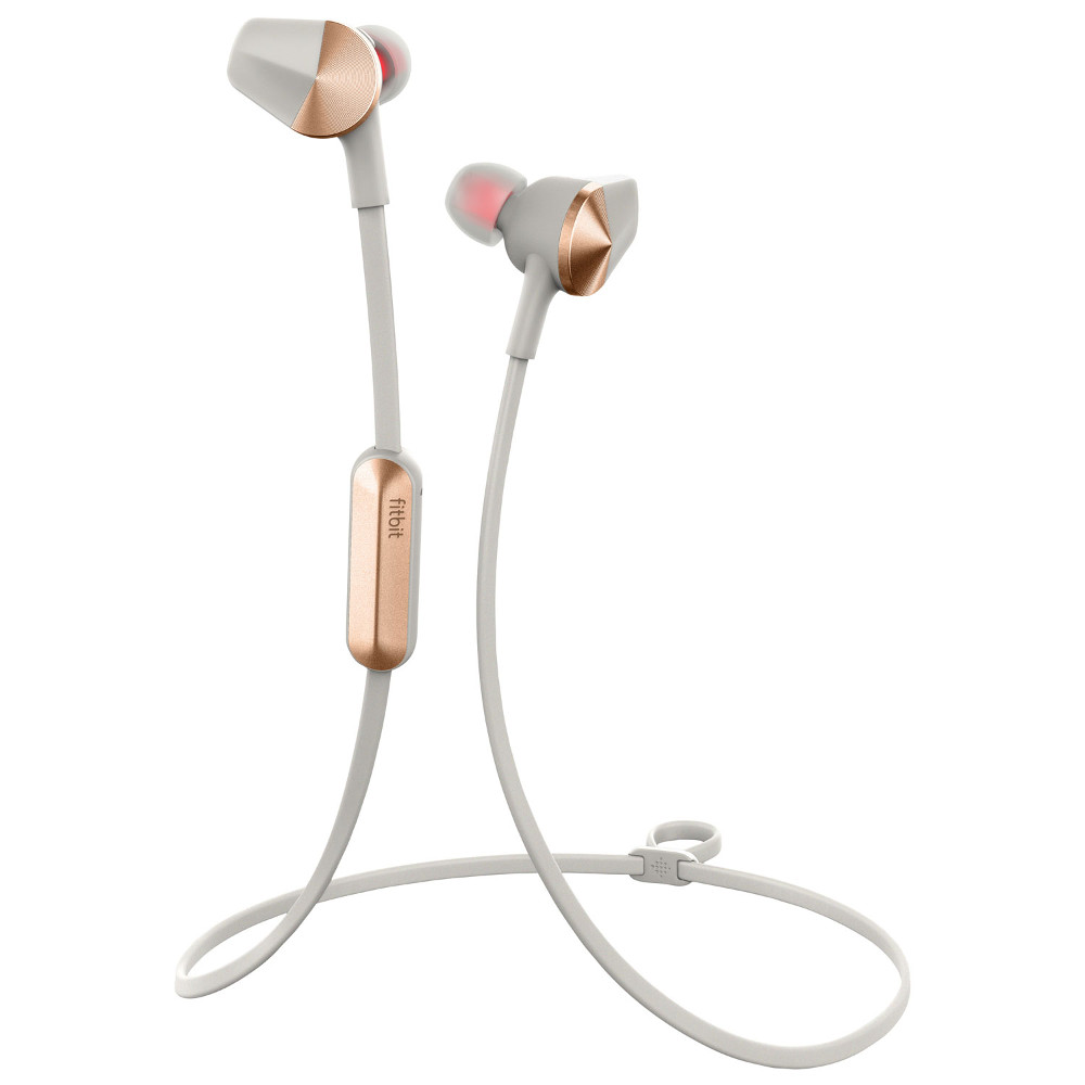 fitbit with earbuds