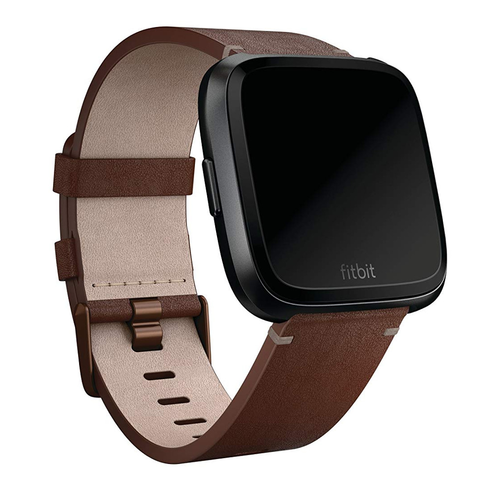 fitbit versa leather