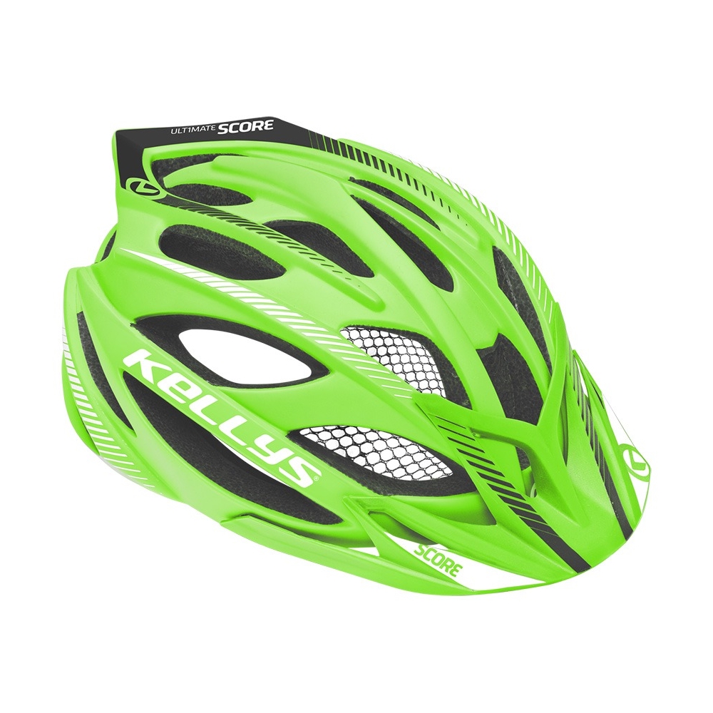 green cycling helmet