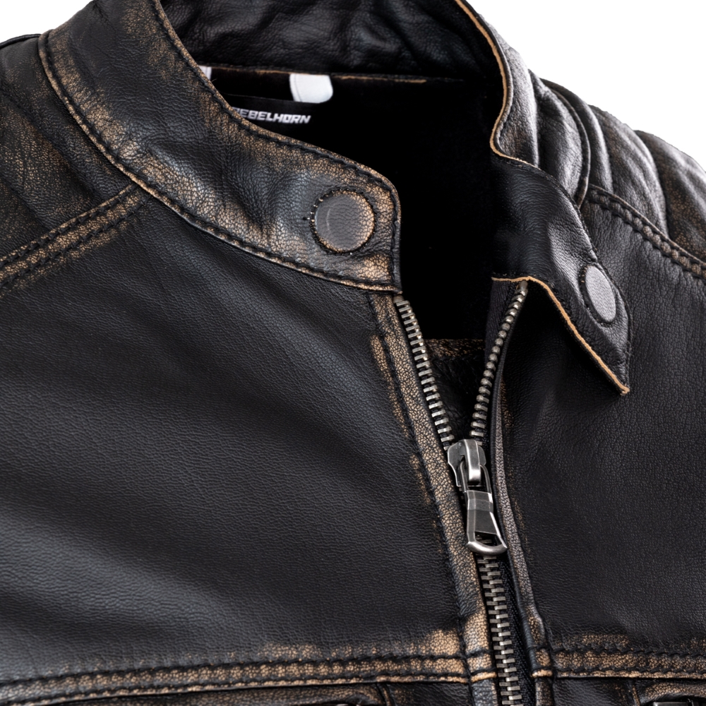 rebelhorn hunter pro motorrad lederjacke