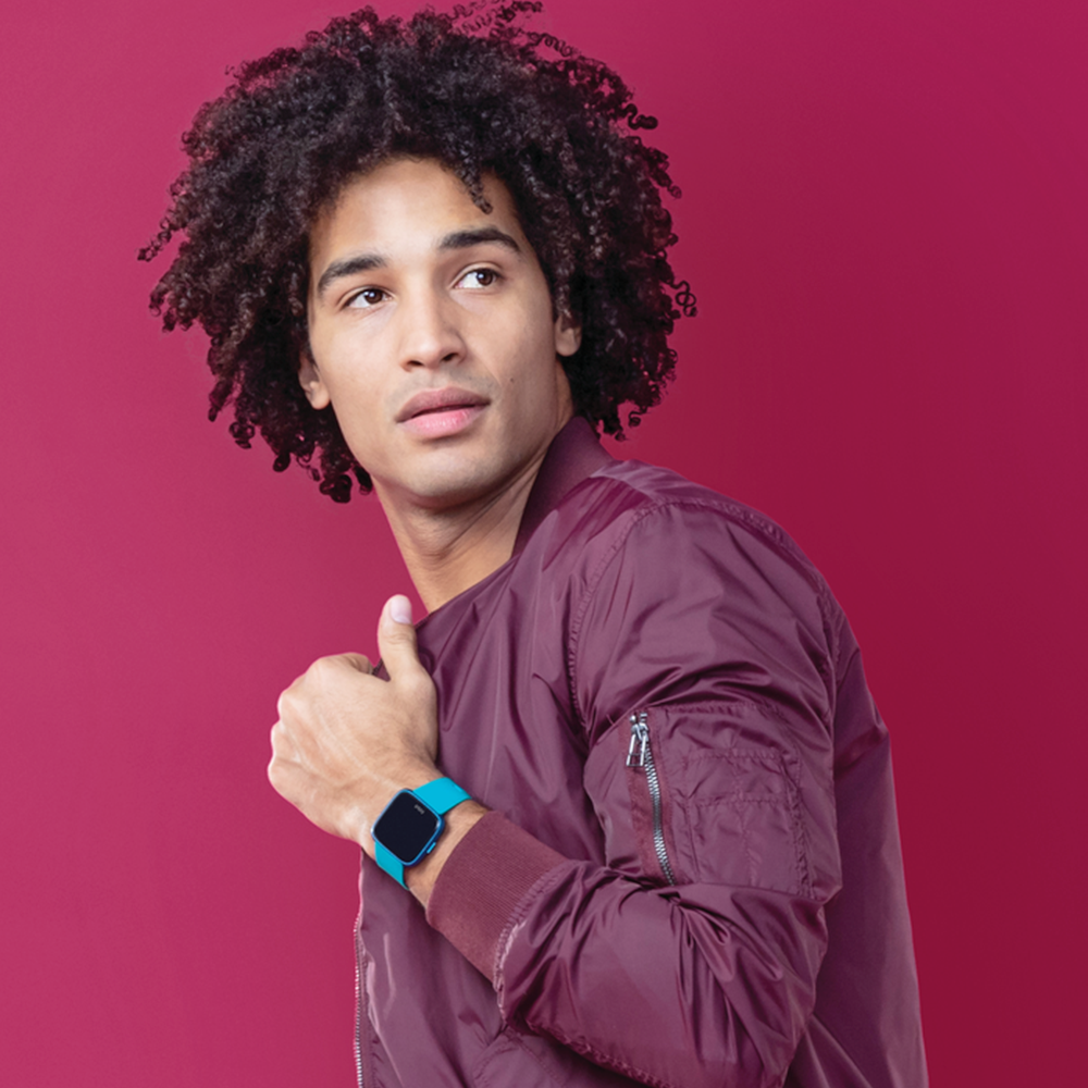 marina blue fitbit versa