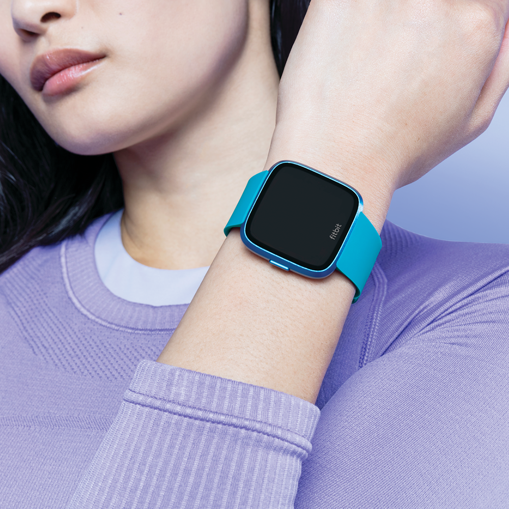 Smart Watch Fitbit Versa Lite Marina Blue Marina Blue Aluminum