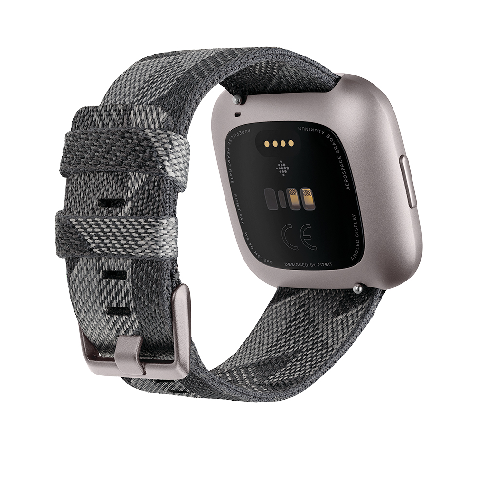 fitbit versa 2 special edition smoke woven