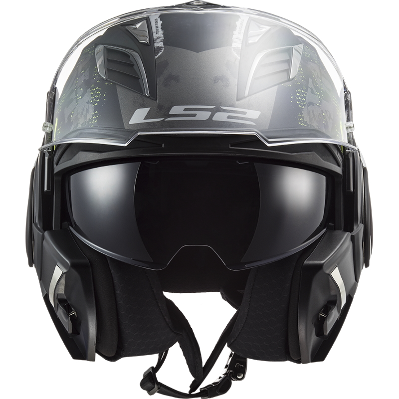 LS2 FF900 Valiant II Hub Flip up Helmet Motorcycle Crash Touring Urban