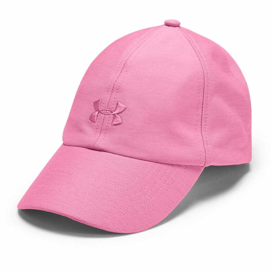 Under Armour Womens Play Up Cap Pink Sports Running Breathable Lightweight 