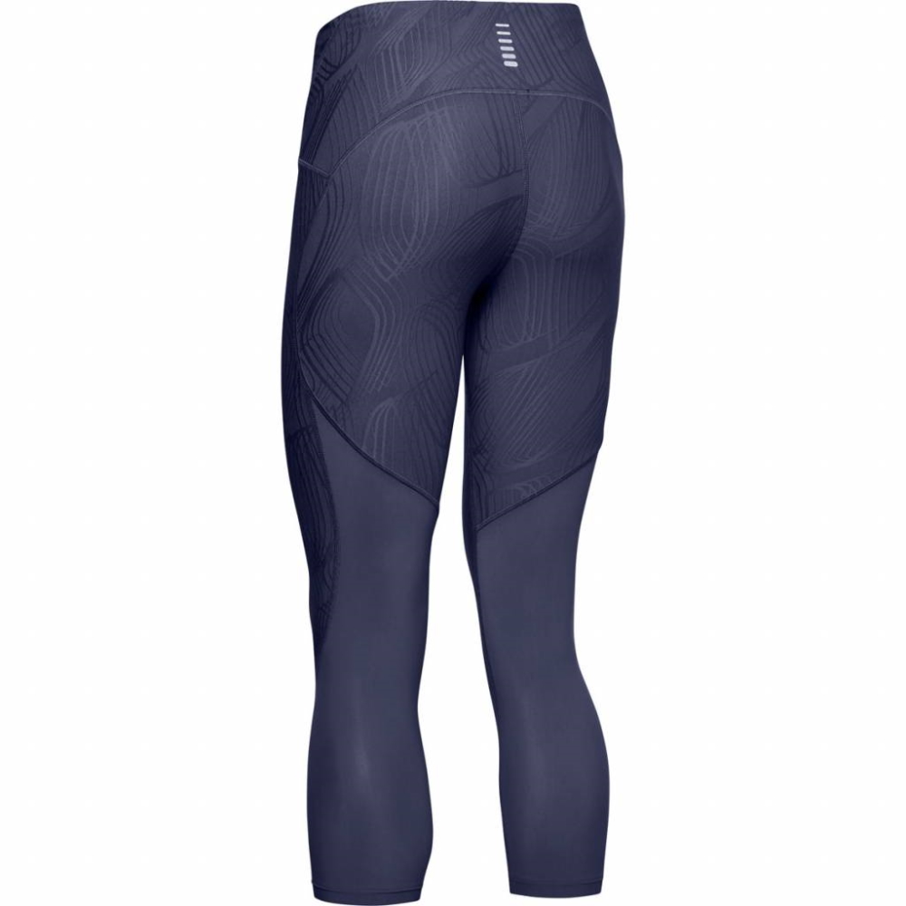 Women’s Capri Leggings Under Armour Fly Fast Jacquard Crop Blue Ink inSPORTline