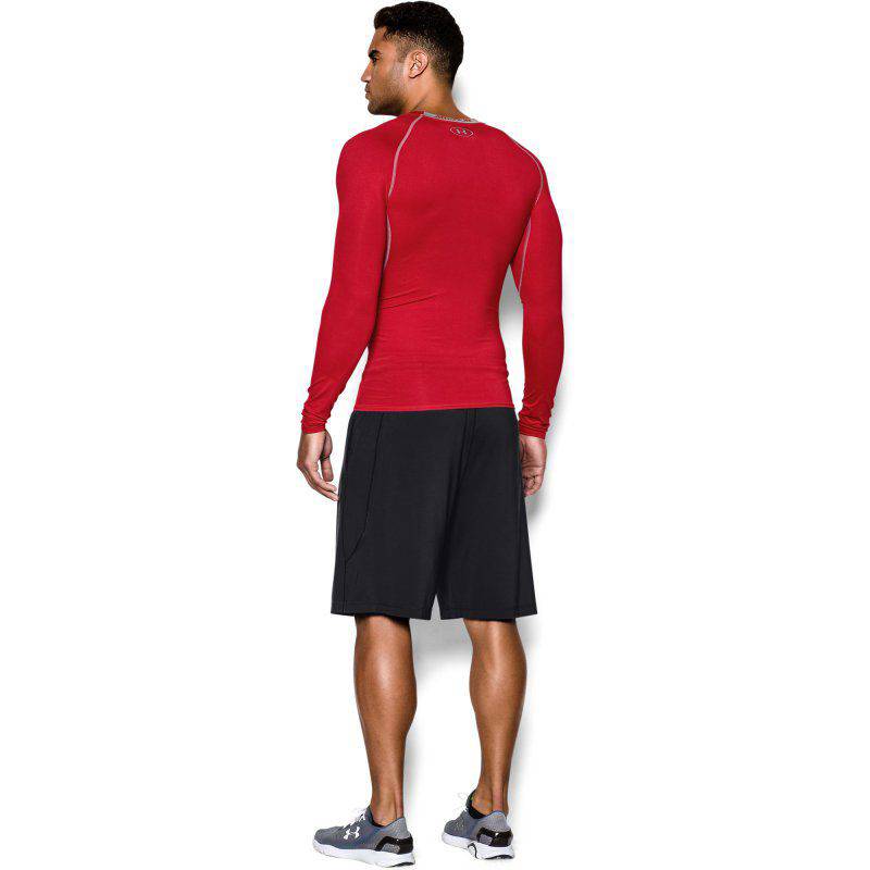 Under Armour UA Men's HeatGear Compression Short Sleeve Shirt Marathon Red New 