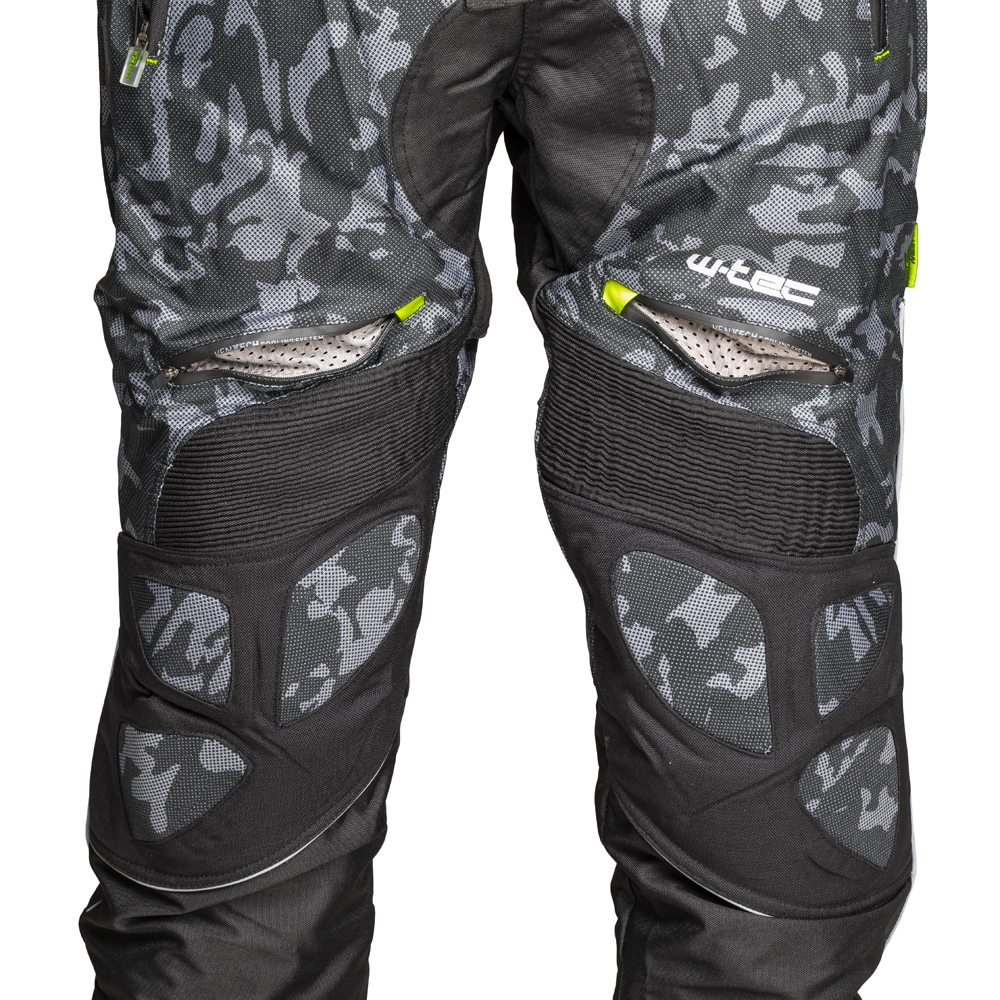 Men’s Summer Motorcycle Pants WTEC Toregate BlackGrey DigiCamo