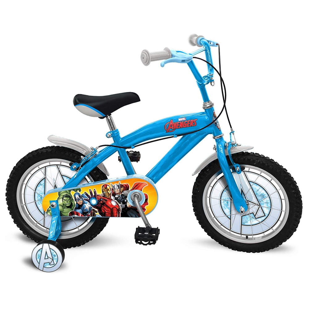Avengers bike with training wheels Clearance