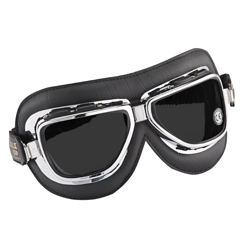 Climax 510 bril vintage mode jaren 60 biker set zwart lederen hoed complete bril en hoed in zwart lederen motorrijder tg 58 Verkoop Accessoires Zonnebrillen & Eyewear Sportbrillen 