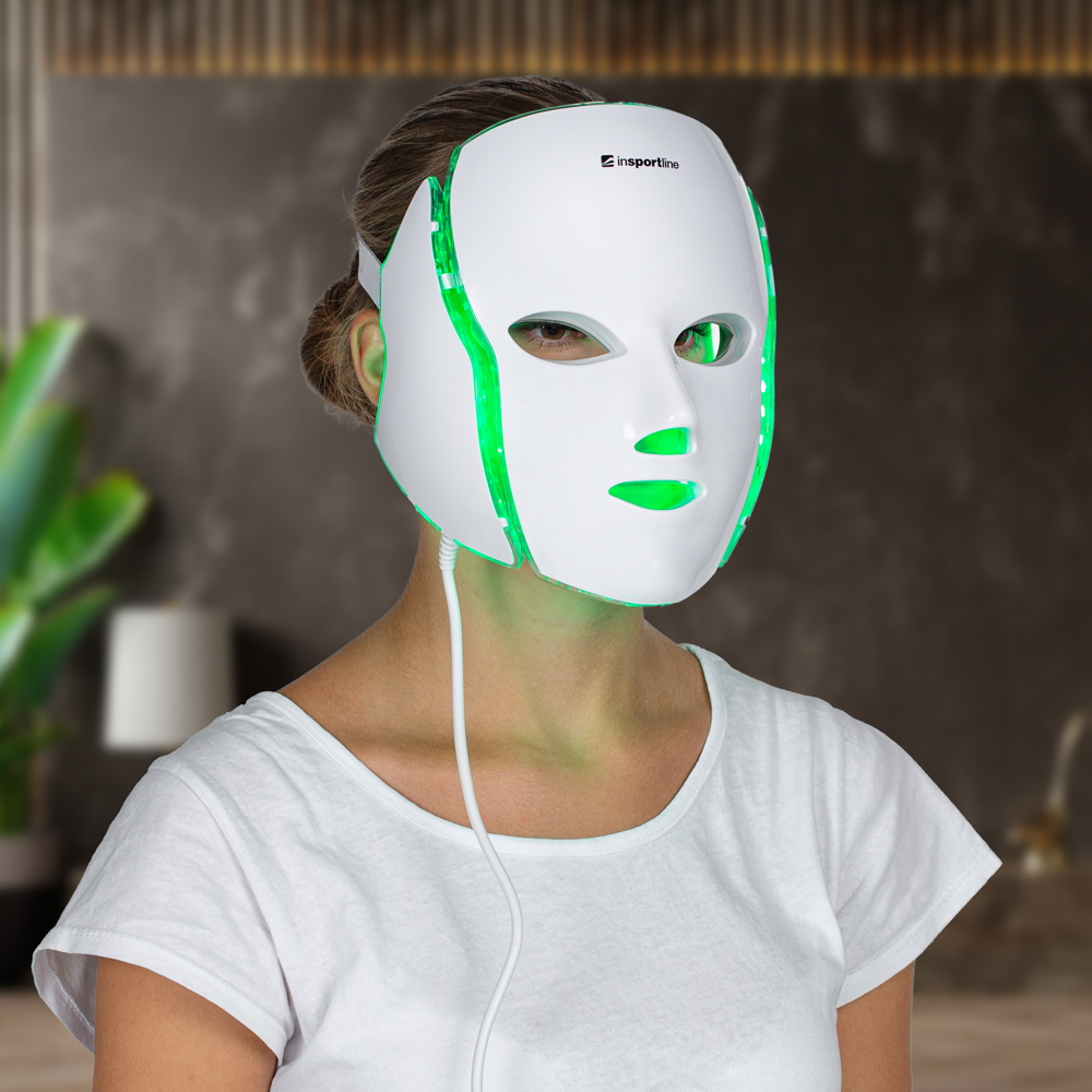 LED Face/Neck Mask Light Therapy inSPORTline Hilmana inSPORTline