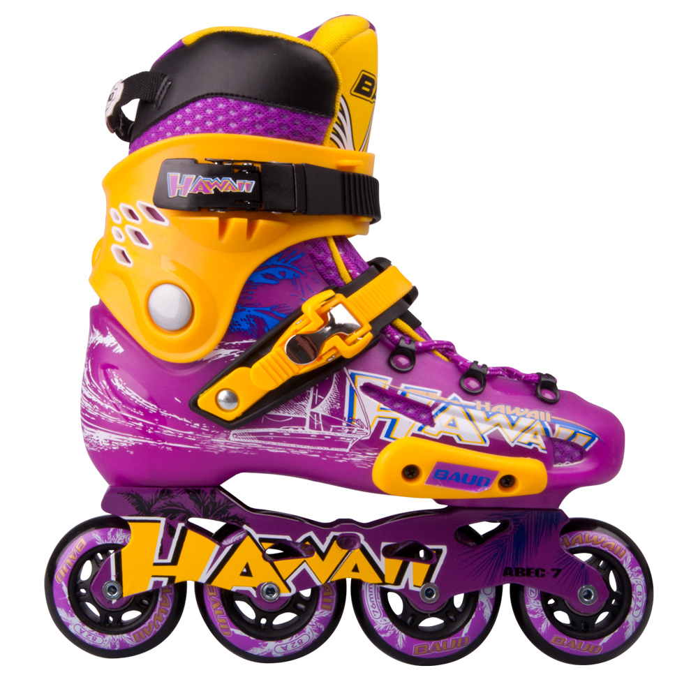 Inline Skates Baud BD276 VioletYellow inSPORTline