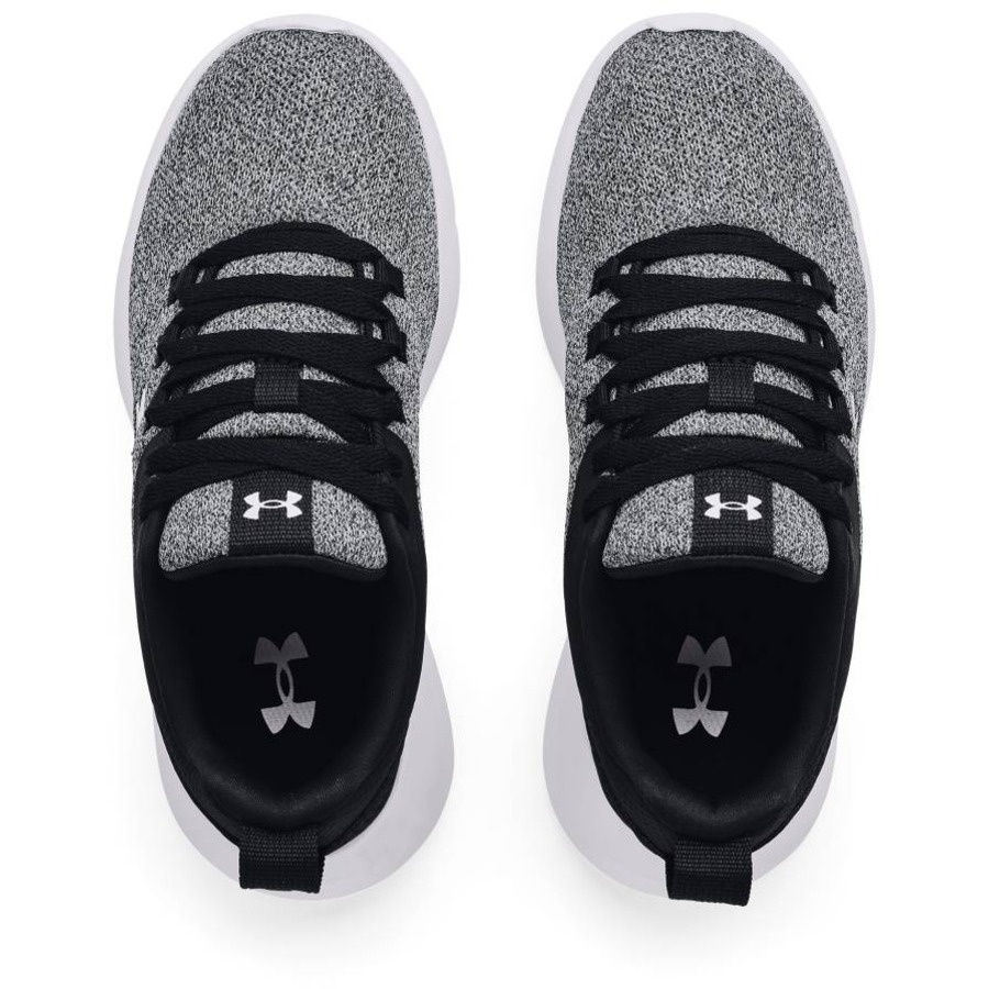 under armour women's black tennis shoes