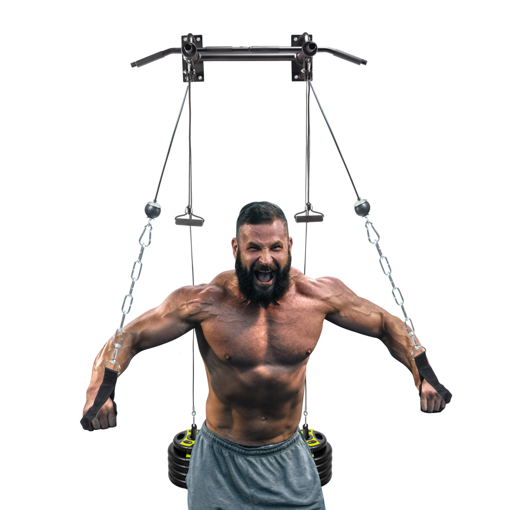 WallMounted PullUp Bar w/ Pulleys inSPORTline RK180 inSPORTline