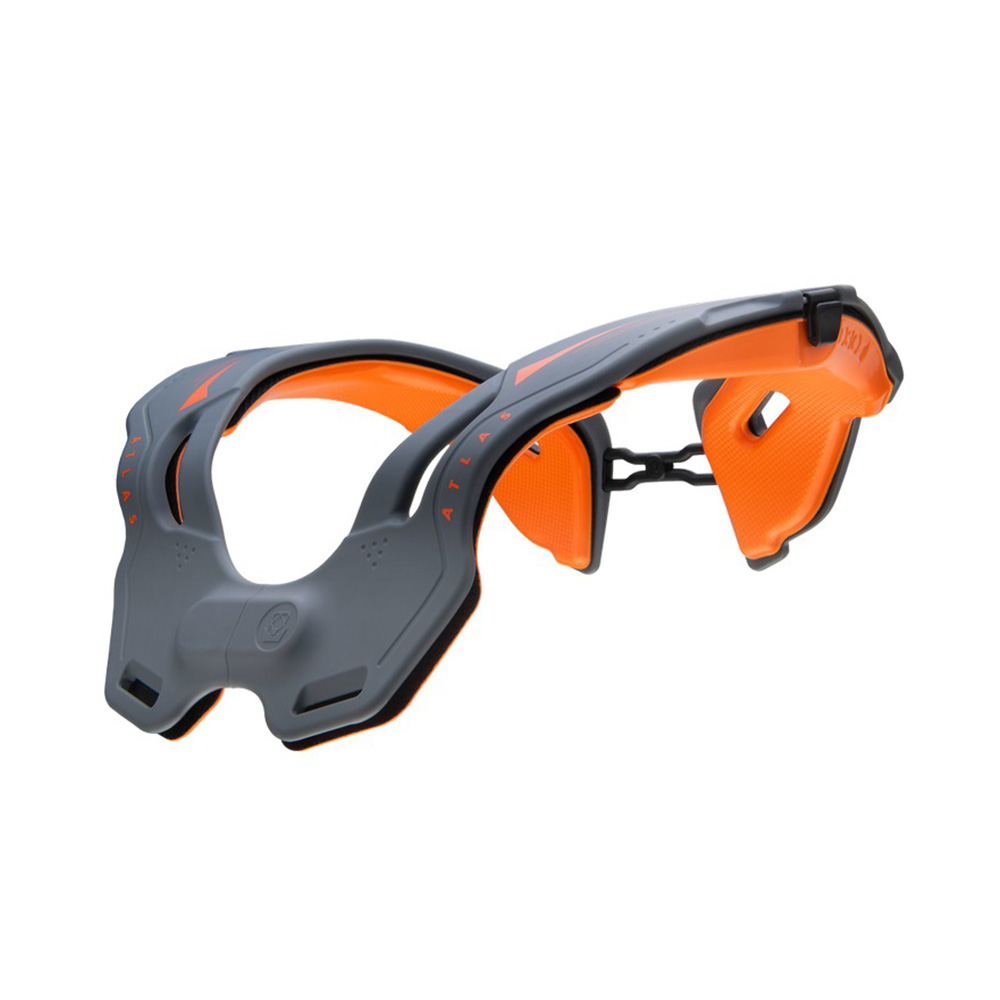 Neck Brace ATLAS Vision Gray Orange inSPORTline
