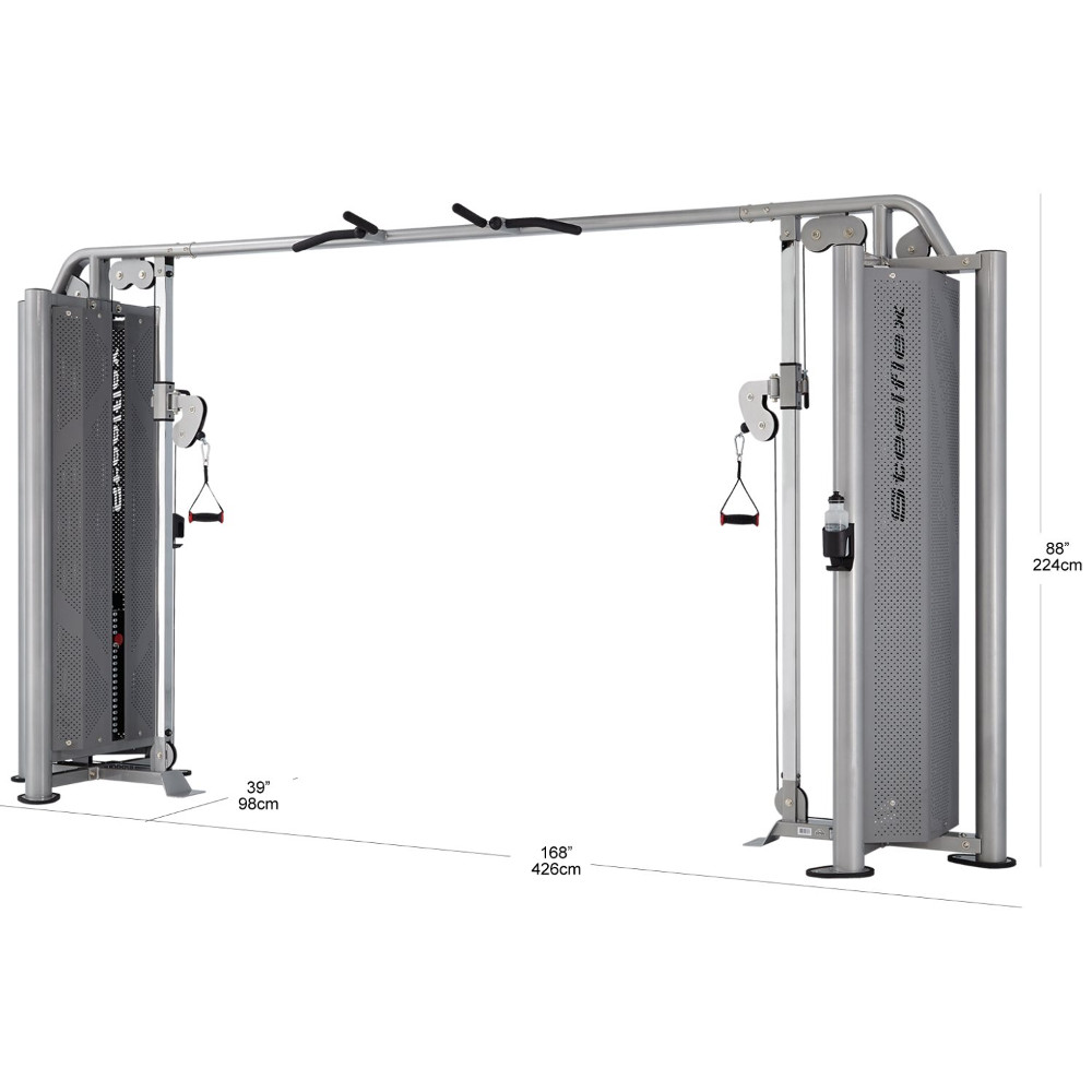 Crossover Pulleys TwoStack Jungle Gym Steelflex JG2000 inSPORTline