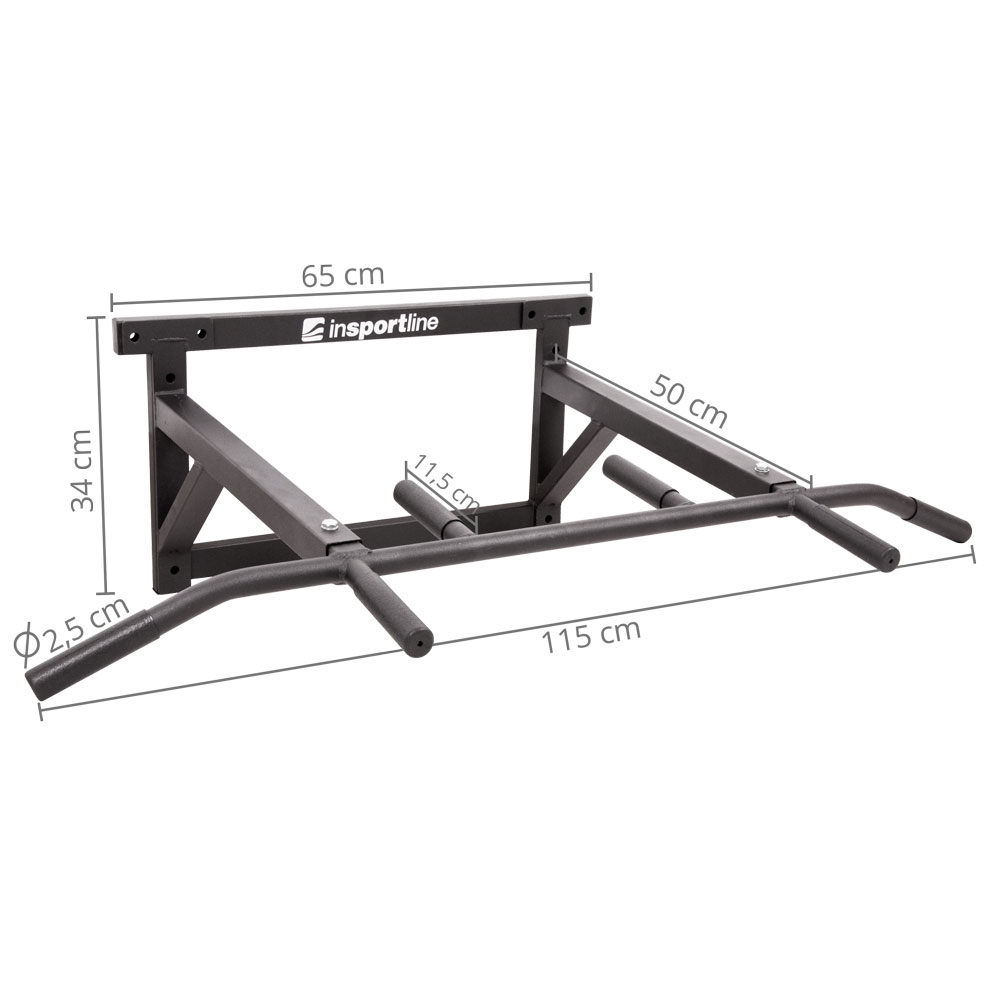 Medium Red HealSmart Heavy Duty Pull Up Bar HS-RM Fitness Equipment