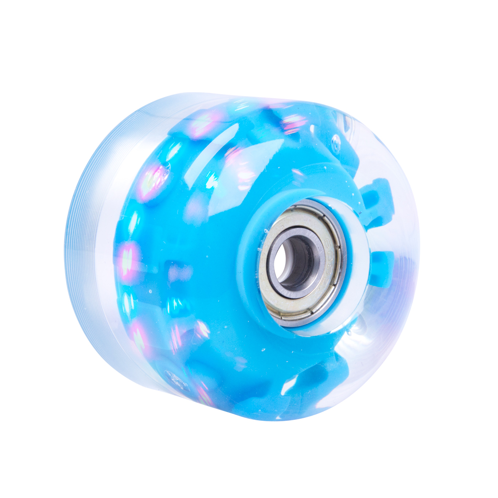 Light Up Skateboard Wheel PU 54*36mm with ABEC 5 Bearings inSPORTline