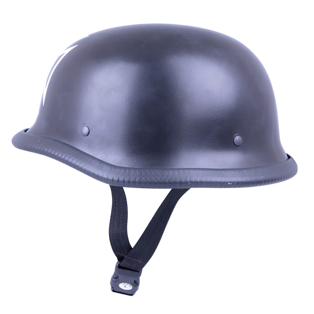 Retro Open Face Motorcycle Helmet Sodager Iron Cross inSPORTline