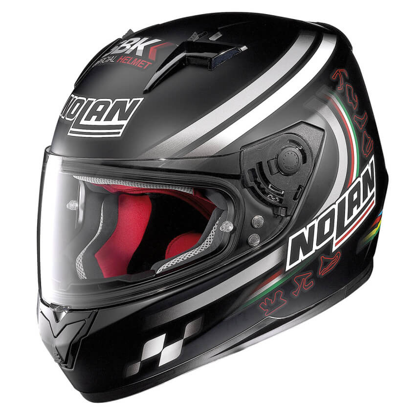 Motorcycle Helmet Nolan N64 SBK 89 Flat Black - inSPORTline