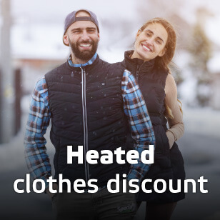 Heated clothing on sale!