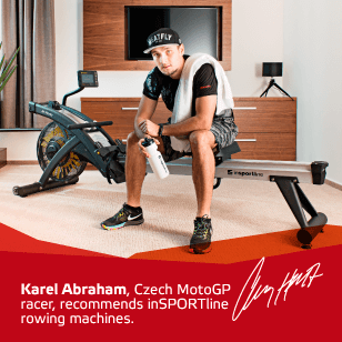 Karel Abraham recommends inSPORTline rowing machines