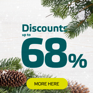 The Great Post-Christmas Sale has Arrived! Up to 68% Off!