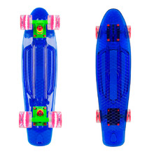 Penny Board WORKER Transpy 400 22” with Light Up Wheels