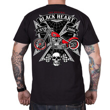 T-Shirt BLACK HEART Iron - Black