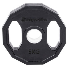 Rubber Coated Olympic Weight Plate inSPORTline Ruberton 5kg 50 mm