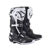 Motorcycle Boots Alpinestars Tech 10 Black/White 2022 - Black/White