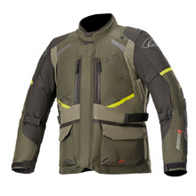 Motorcycle Jacket Alpinestars Andes Drystar Green/Black/Fluo Yellow 2022