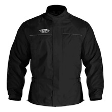 Waterproof Motorcycle Over Jacket Oxford Rain Seal - Black (old)