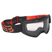 Motocross Goggles FOX Main Stray OS Black Orange MX22