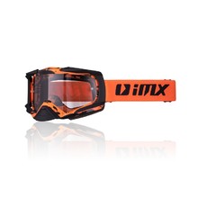 Motocross Goggles iMX Dust Graphic - Orange-Black Matt